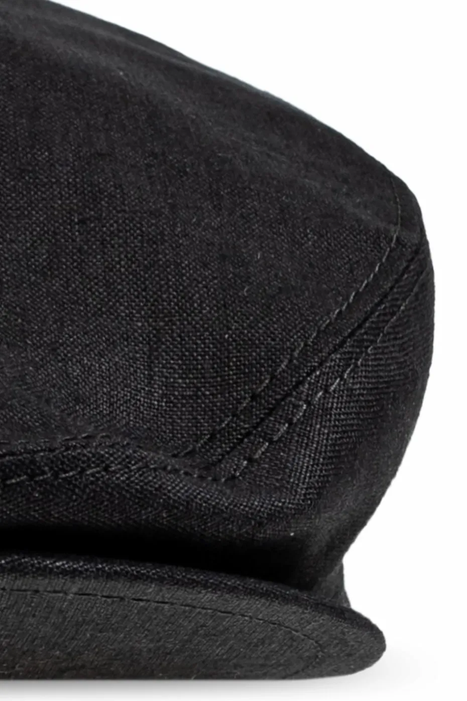 Dolce & Gabbana BLACK Linen flat cap