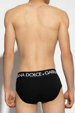 Dolce & Gabbana BLACK Logo briefs 2-pack
