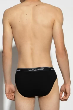 Dolce & Gabbana BLACK Logo briefs 2-pack