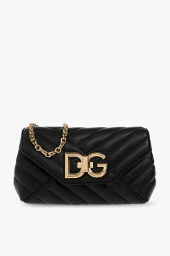Dolce & Gabbana BLACK ‘Lop’ quilted shoulder bag
