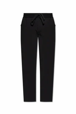 Dolce & Gabbana BLACK Pants with stitching on the legs
