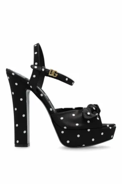 Dolce & Gabbana BLACK Platform Sandals 'Bianca'