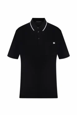 Dolce & Gabbana BLACK Polo with pocket