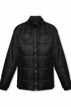 Dolce & Gabbana BLACK Quilted jacket with logo