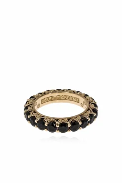 Dolce & Gabbana BLACK Ring with sapphires