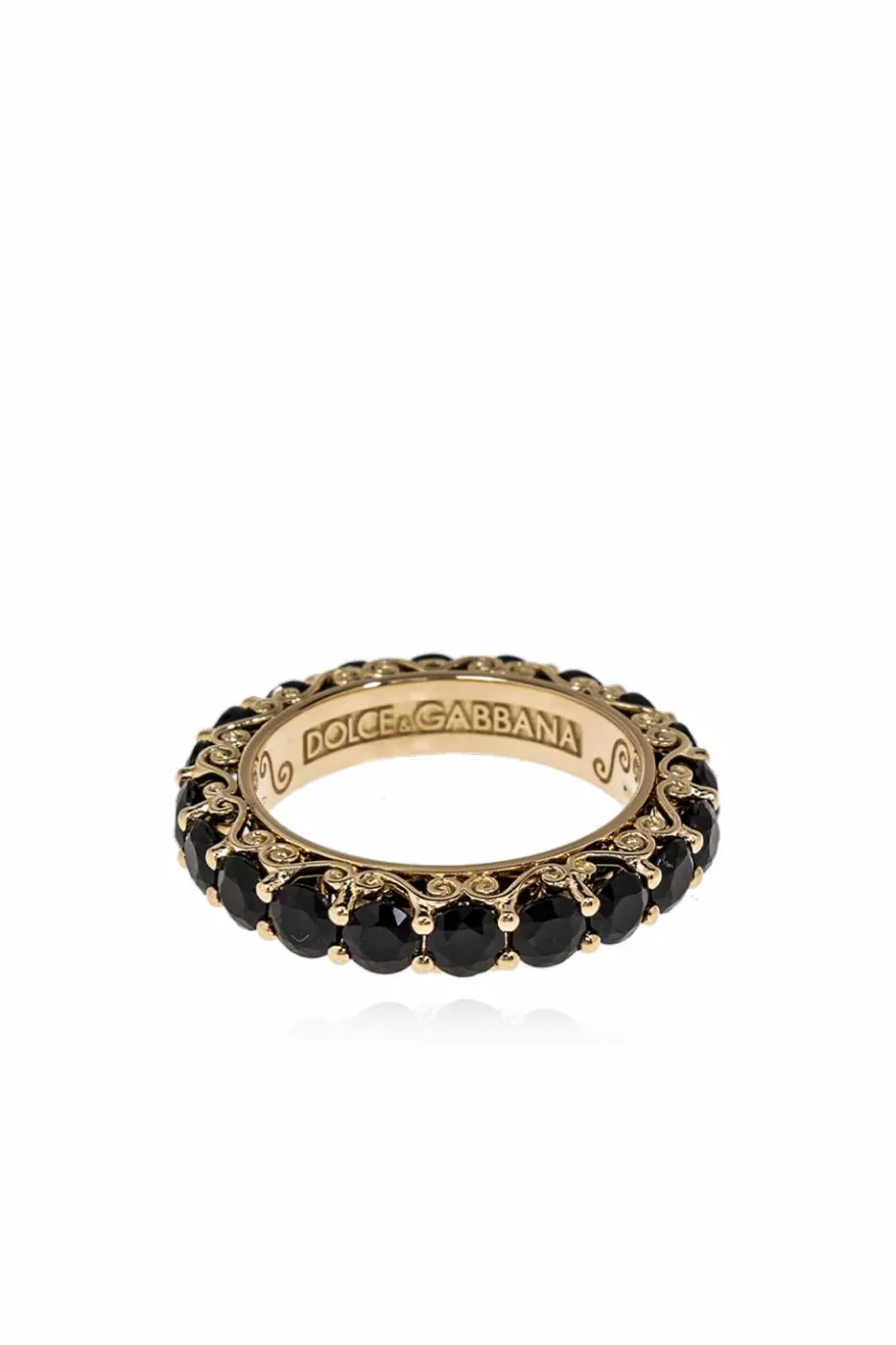 Dolce & Gabbana BLACK Ring with sapphires
