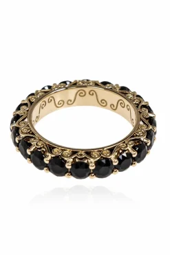Dolce & Gabbana BLACK Ring with sapphires