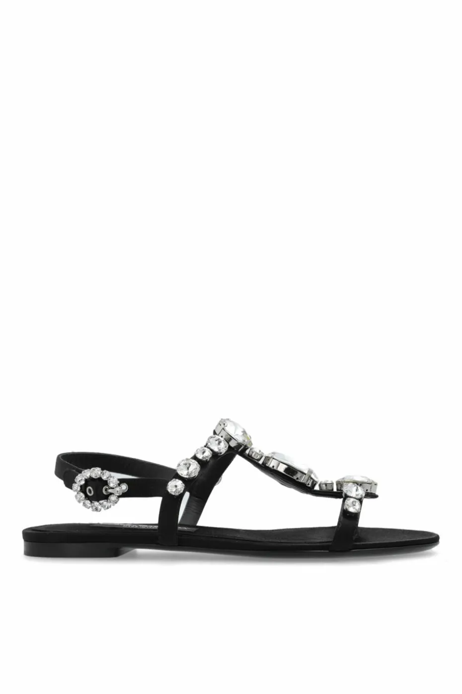 Dolce & Gabbana BLACK Sandals with decorative finish