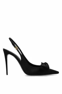 Dolce & Gabbana BLACK Satin high heels