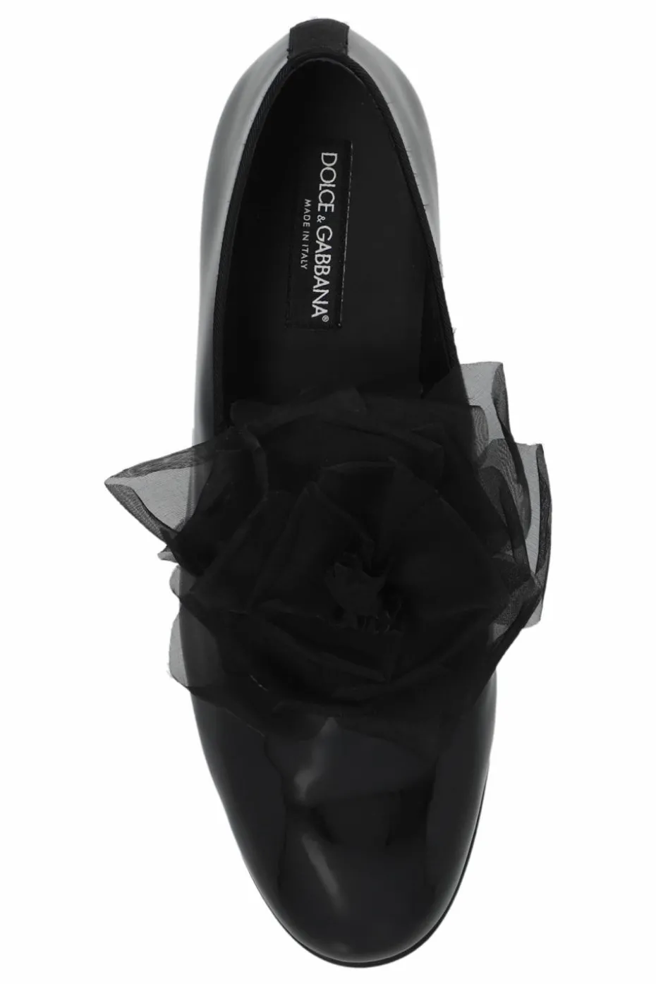 Dolce & Gabbana BLACK Shoes with tulle application