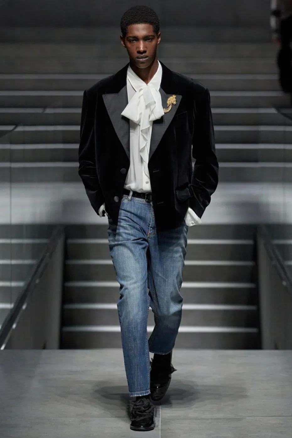 Dolce & Gabbana BLACK Shoes with tulle application