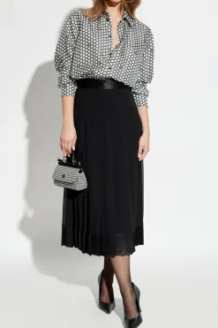 Dolce & Gabbana BLACK Silk skirt