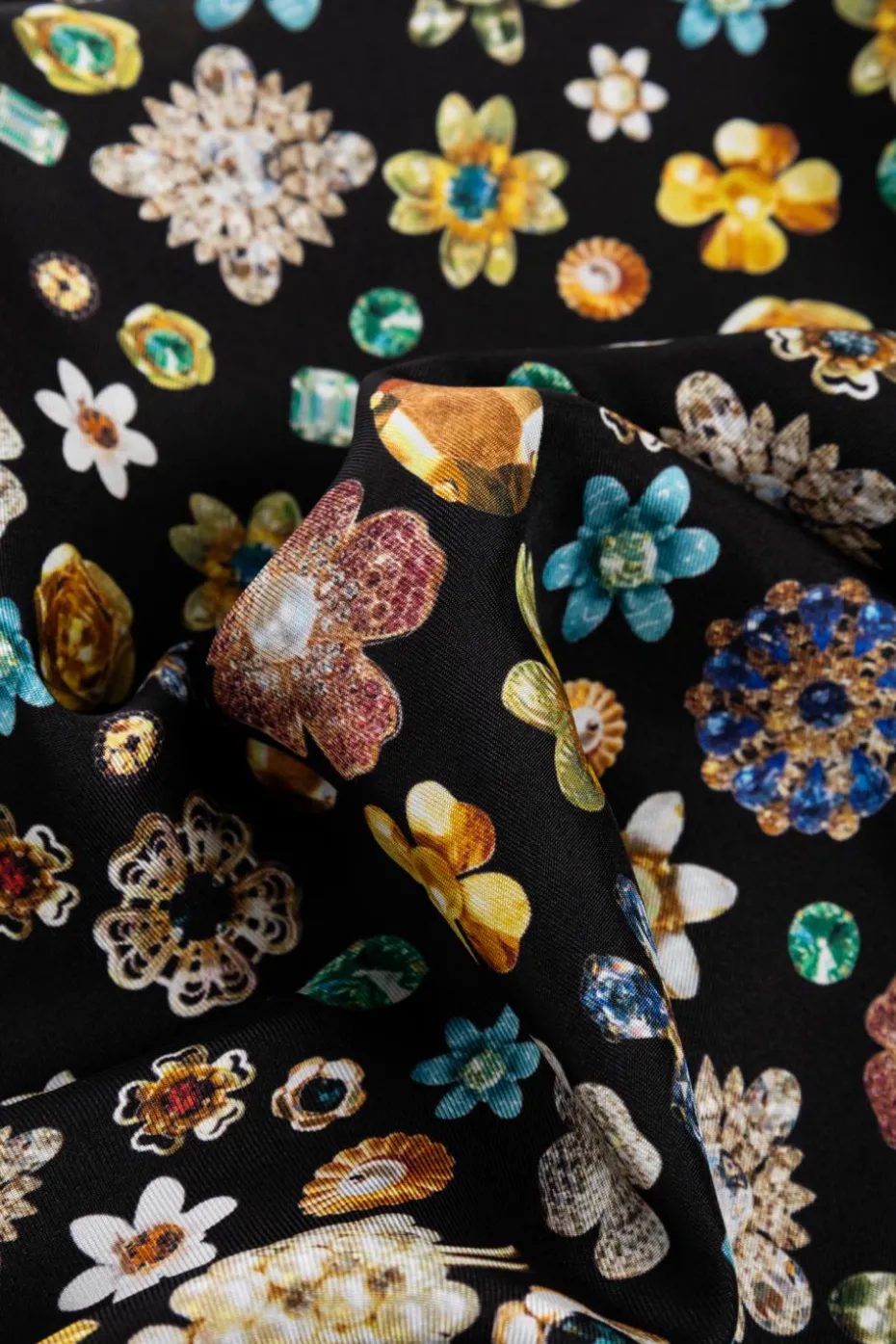 Dolce & Gabbana BLACK Silk scarf