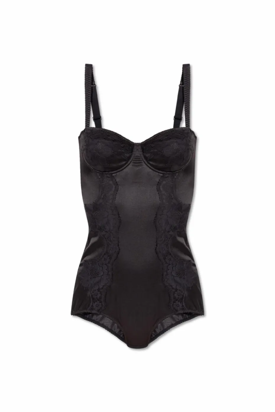 Dolce & Gabbana BLACK Silk bodysuit