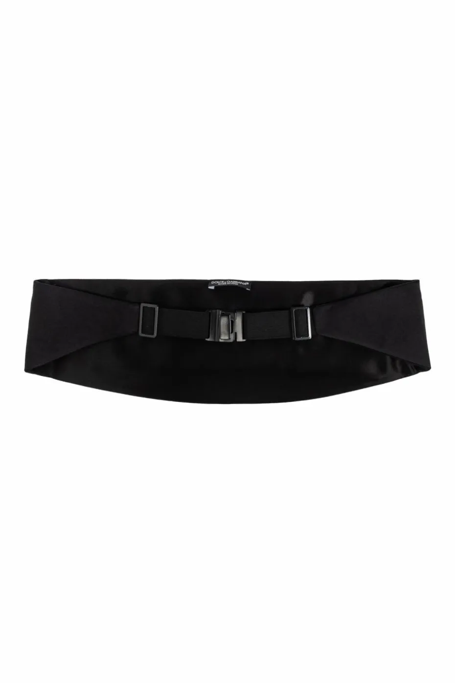 Dolce & Gabbana BLACK Silk Satin Belt