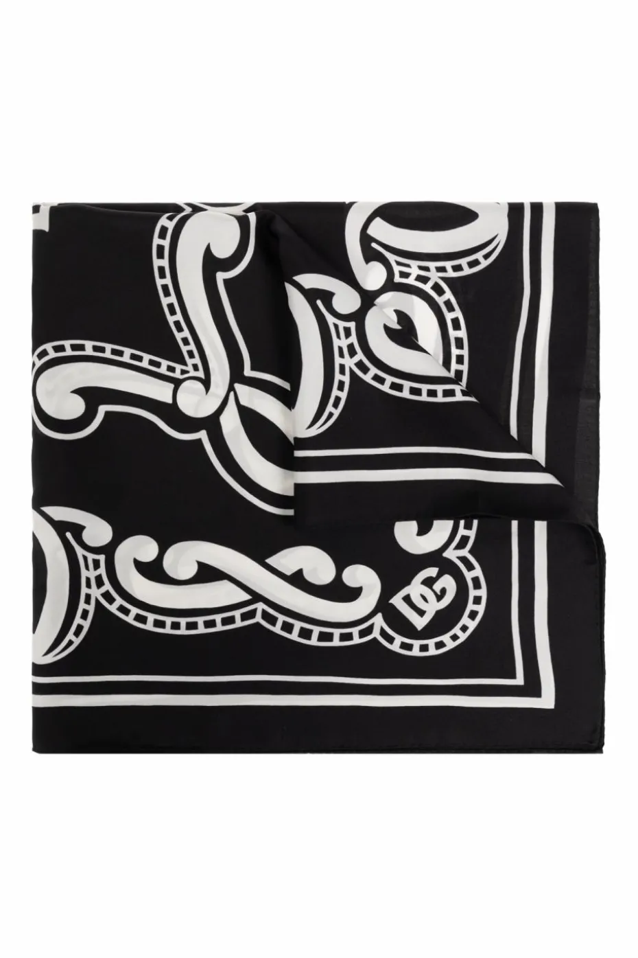 Dolce & Gabbana BLACK Silk scarf