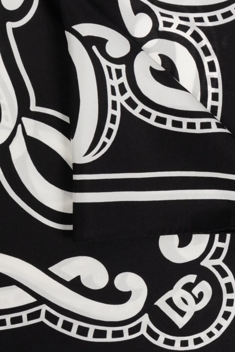 Dolce & Gabbana BLACK Silk scarf