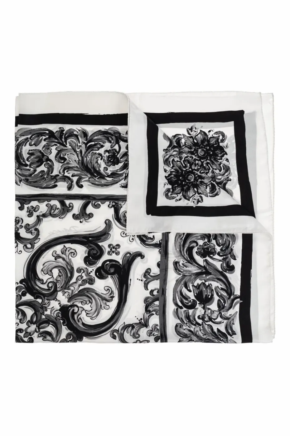 Dolce & Gabbana BLACK Silk scarf