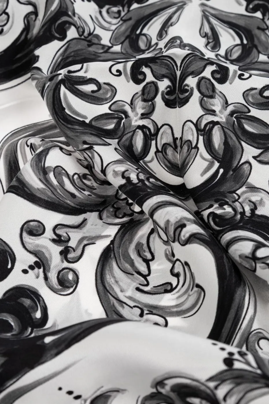 Dolce & Gabbana BLACK Silk scarf