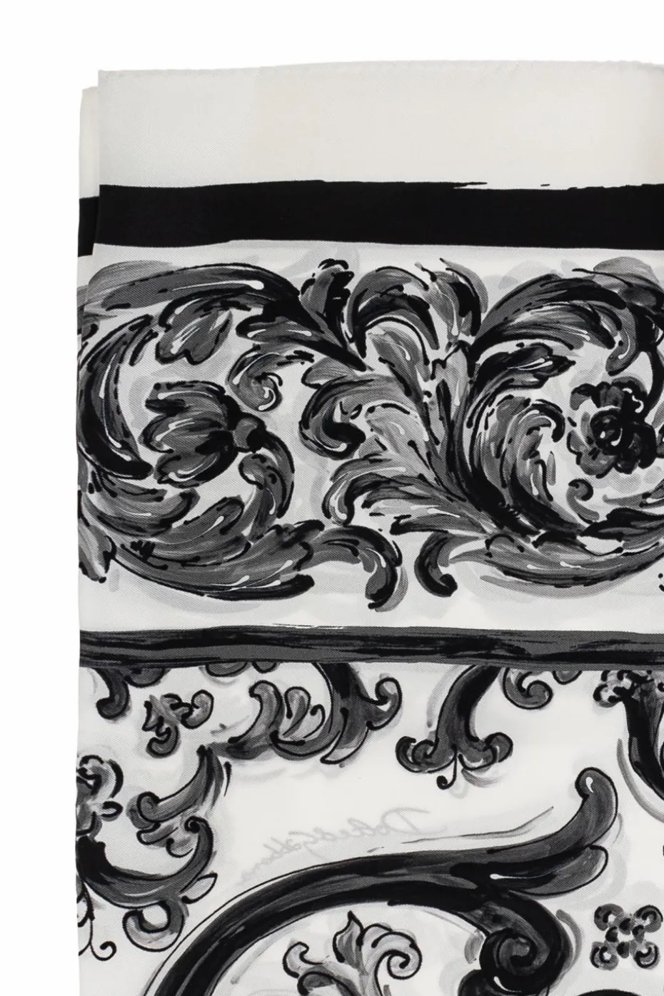 Dolce & Gabbana BLACK Silk scarf