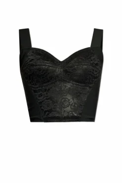 Dolce & Gabbana BLACK Spaghetti Strap Top