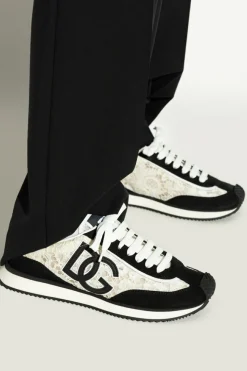 Dolce & Gabbana BLACK Sports shoes with logo