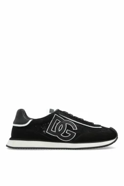 Dolce & Gabbana BLACK Sports shoes with logo