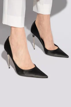 Dolce & Gabbana BLACK Stiletto pumps on decorative heel