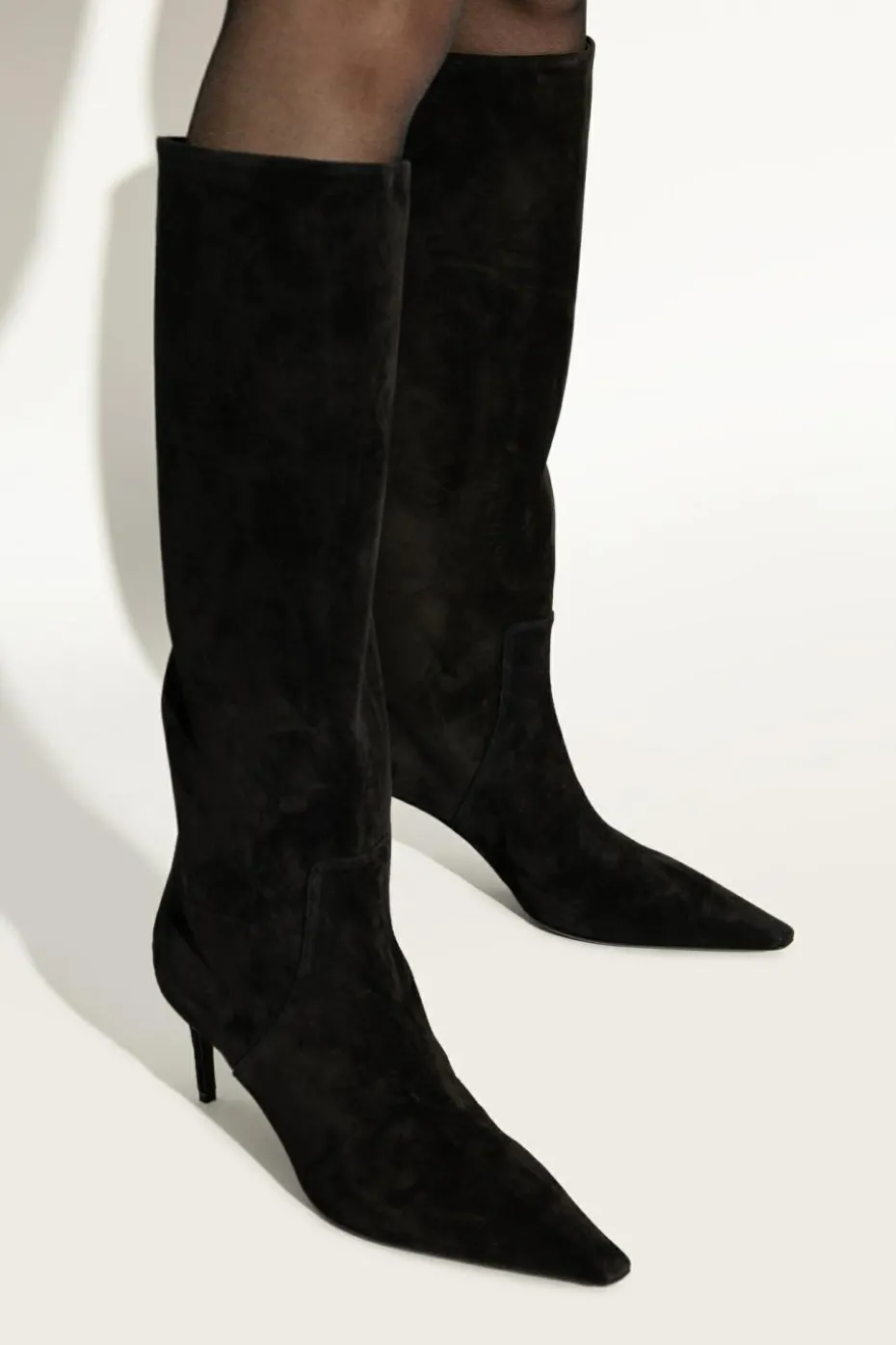 Dolce & Gabbana BLACK Suede heeled boots