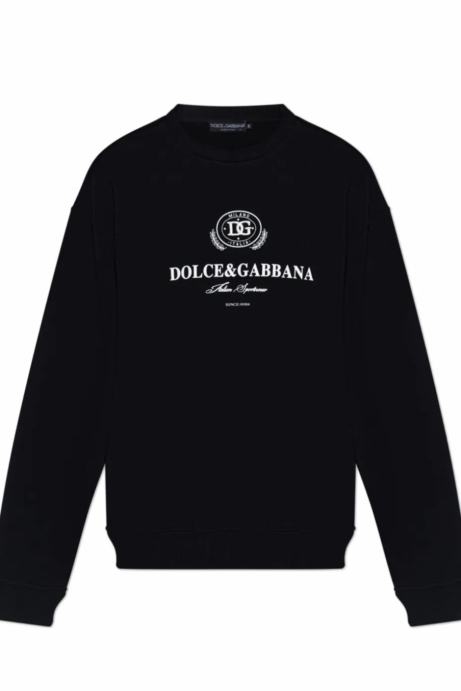 Dolce & Gabbana BLACK Sweatshirt with printed logo