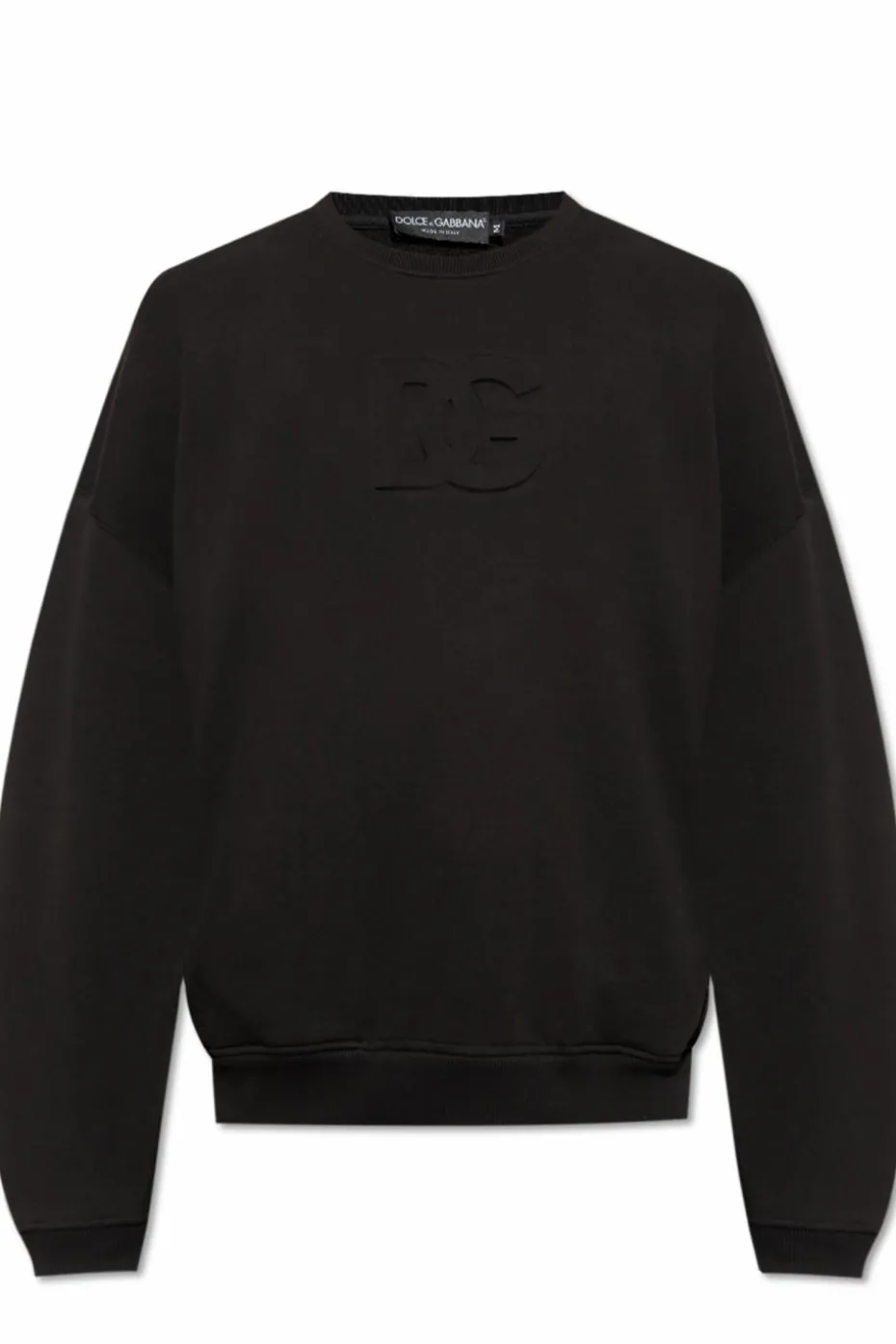Dolce & Gabbana BLACK Sweatshirt with embossed logo