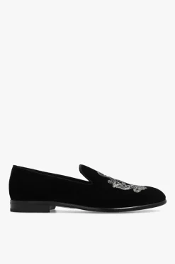 Dolce & Gabbana BLACK Velvet loafers