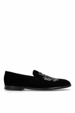 Dolce & Gabbana BLACK Velvet loafers