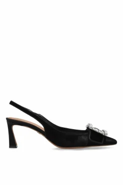 Dolce & Gabbana BLACK Velvet high-heeled shoes
