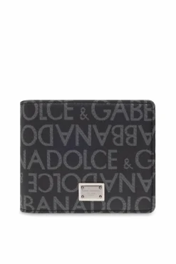 Dolce & Gabbana BLACK Wallet with logo