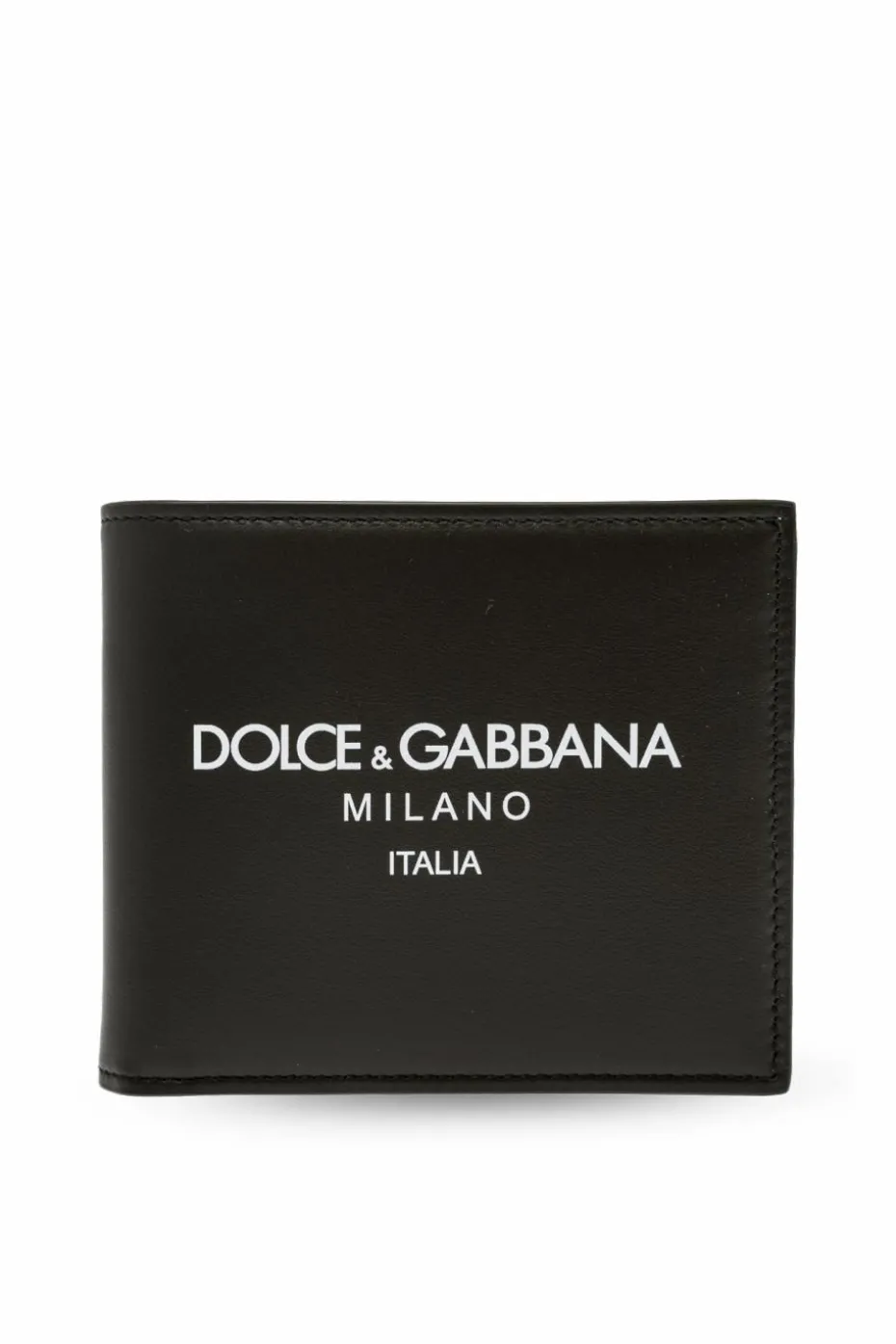 Dolce & Gabbana BLACK Wallet with Printed Logo