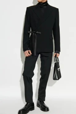 Dolce & Gabbana BLACK Wool Tuxedo Pants