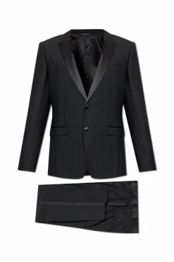 Dolce & Gabbana BLACK Wool suit with vest