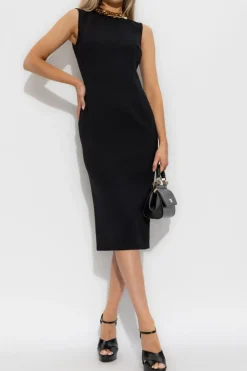 Dolce & Gabbana BLACK Wool sleeveless dress