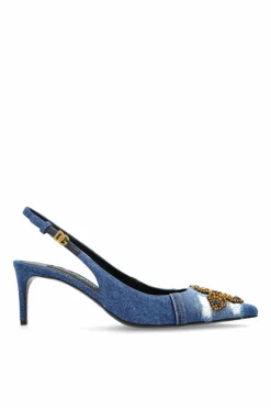 Dolce & Gabbana BLUE Denim heeled shoes