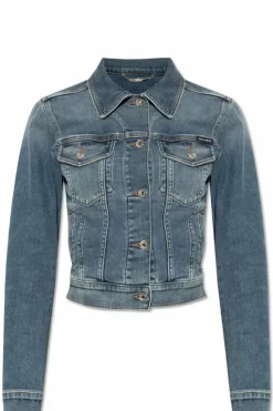 Dolce & Gabbana BLUE Denim jacket with vintage effect
