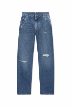 Dolce & Gabbana BLUE Jeans with vintage effect