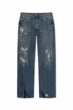 Dolce & Gabbana BLUE Jeans with vintage effect