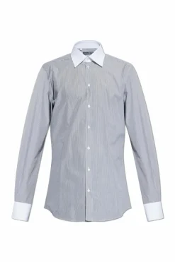 Dolce & Gabbana BLUE Shirt with striped pattern