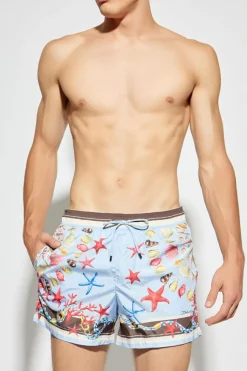 Dolce & Gabbana BLUE Swim shorts with print