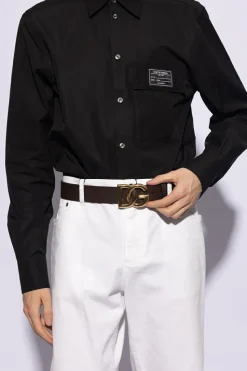 Dolce & Gabbana BROWN Belt with logo