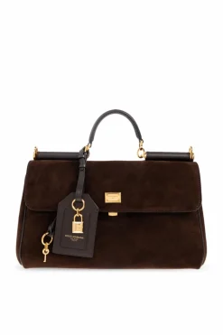 Dolce & Gabbana BROWN Handbag āSicily Largeā