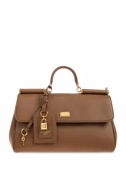 Dolce & Gabbana BROWN Handbag āSicily Largeā