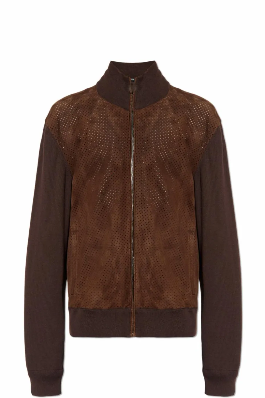 Dolce & Gabbana BROWN Jacket with suede front