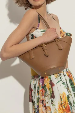 Dolce & Gabbana BROWN Leather shoulder bag